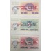 BOSNIA 1992 . TEN 10 - ONE THOUSAND1,000  DINARA . SPECIMEN BANKNOTES